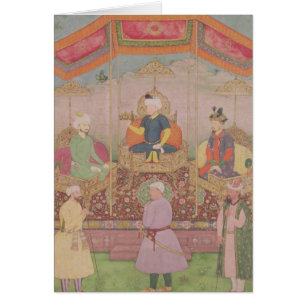 Mughal皇帝Baburおよび彼の息子、Humayan