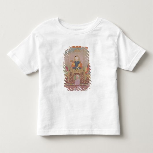 Mughal皇帝Baburおよび彼の息子、Humayan トドラーTシャツ (正面)