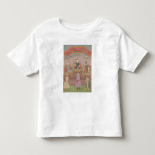Mughal皇帝Baburおよび彼の息子、Humayan トドラーTシャツ