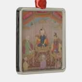 Mughal皇帝Baburおよび彼の息子、Humayan メタルオーナメント (右)