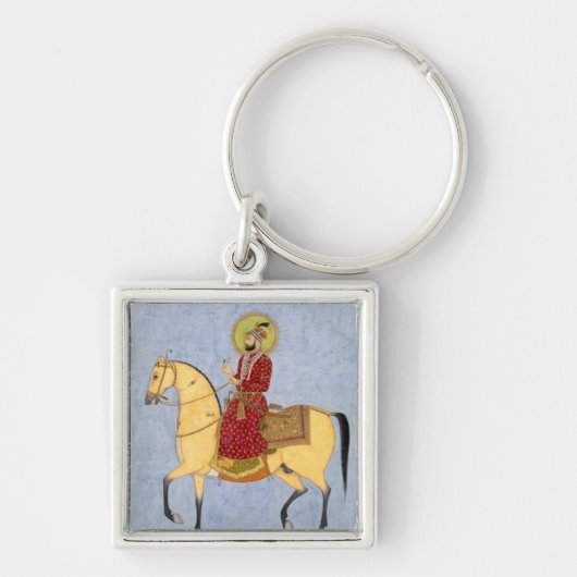 Mughal皇帝Farrukhsiyar (1683-1719年) (r.1713 キーホルダー (正面)