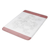 Mughal Design on a Bath Mat バスマット (アングル)