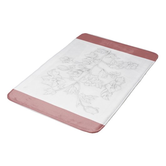 Mughal Design on a Bath Mat バスマット (アングル)