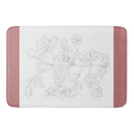 Mughal Design on a Bath Mat バスマット