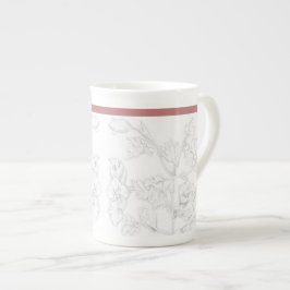 Mughal Design on a Bone China Mug ボーンチャイナマグカップ