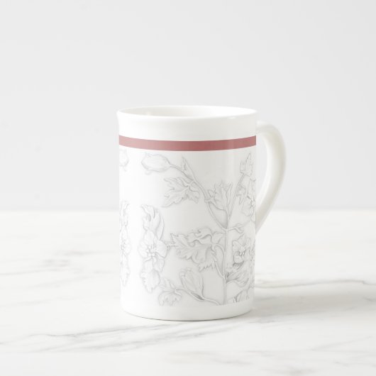 Mughal Design on a Bone China Mug ボーンチャイナマグカップ (正面右)