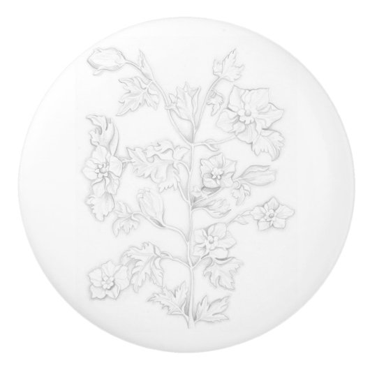 Mughal Design on a Ceramic Knob セラミックノブ (正面)