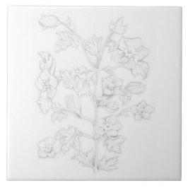 Mughal Design on a Ceramic Tile タイル