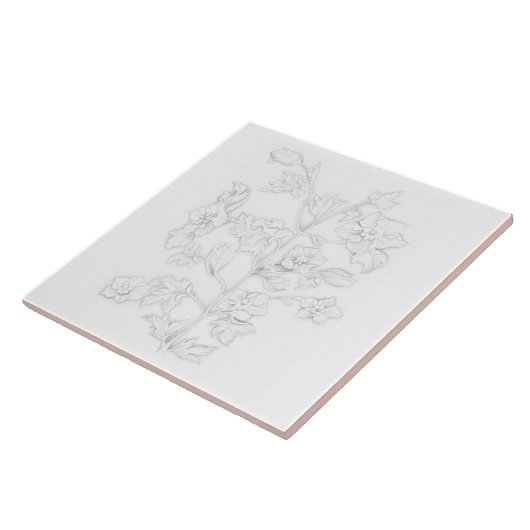 Mughal Design on a Ceramic Tile タイル (側面)