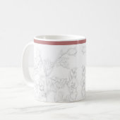 Mughal Design on a Classic Mug コーヒーマグカップ (正面左)