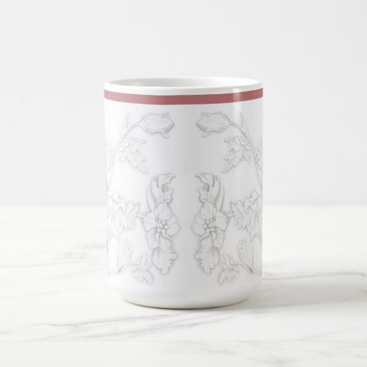 Mughal Design on a Classic Mug (15 oz) コーヒーマグカップ (中央)