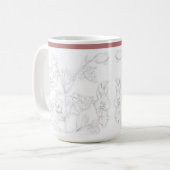 Mughal Design on a Classic Mug (15 oz) コーヒーマグカップ (正面左)