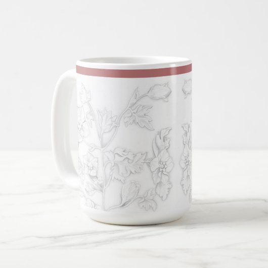 Mughal Design on a Classic Mug (15 oz) コーヒーマグカップ (正面左)