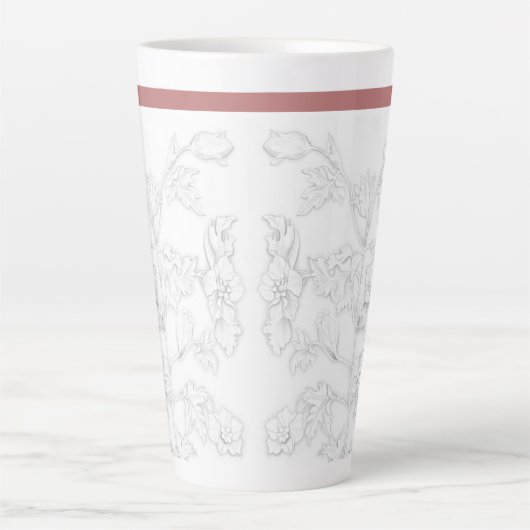 Mughal Design on a Large Latte Mug カフェラテマグ (正面)