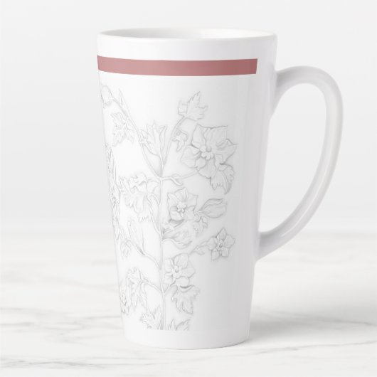 Mughal Design on a Large Latte Mug カフェラテマグ (右)