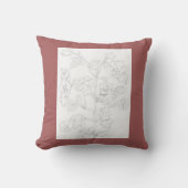 Mughal Design on a Pillow クッション (正面)