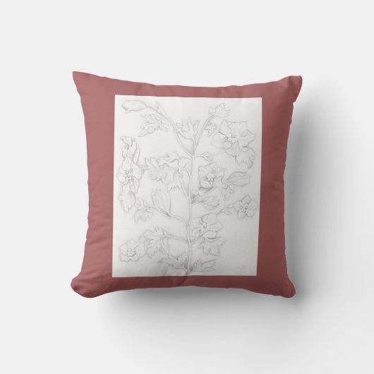 Mughal Design on a Pillow クッション (正面)