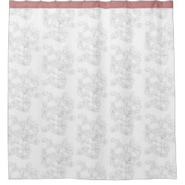 Mughal Design on a Shower Curtain シャワーカーテン