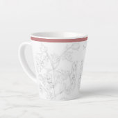 Mughal Design on a Small Latte Mug カフェラテマグ (左アングル)
