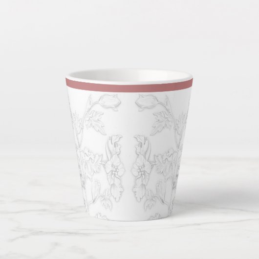 Mughal Design on a Small Latte Mug カフェラテマグ (正面)
