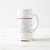 Mughal Design on a Stein ビールジョッキ (正面右)