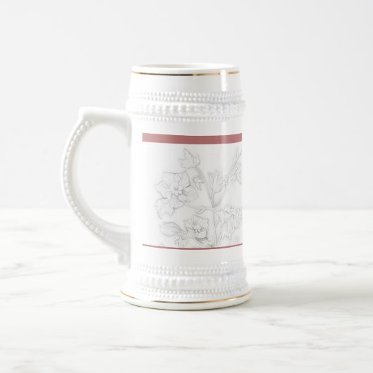Mughal Design on a Stein ビールジョッキ (左)