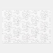 Mughal Design on a Wrapping Paper Set of 3 ラッピングペーパーシート (正面)