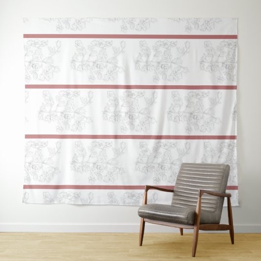 Mughal Design on Tapestry タペストリー (インサイチュ(横))