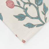 Mughal Floral Butta フリースブランケット (角)