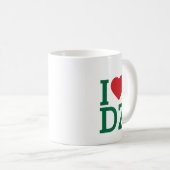 MugI ❤️ DZ Mug – Algeria Love Coffee Cup | Proud A コーヒーマグカップ (正面右)