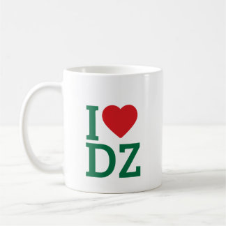 MugI ❤️ DZ Mug – Algeria Love Coffee Cup | Proud A コーヒーマグカップ