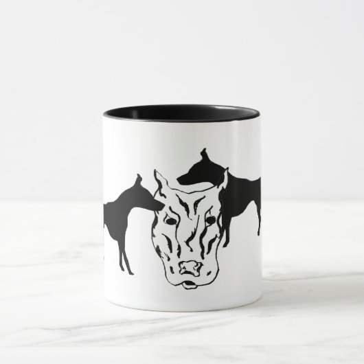 Mug's ：ドベルマンズの強さ マグカップ (中央)
