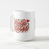 Mugs and Kisses Gift Mug コーヒーマグカップ (正面左)