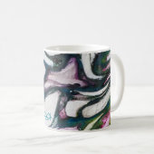 Mugs - Art Abstrait - Peinture コーヒーマグカップ (正面右)