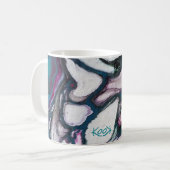 Mugs - Art Abstrait - Peinture コーヒーマグカップ (正面左)