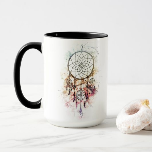 Mugs Attrape rêve / dreamcatcher V2 マグカップ (ドーナツ付き)