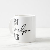 Mugs Best Grandpa Ever コーヒーマグカップ (正面左)