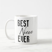 Mugs Best Niece Ever コーヒーマグカップ (左)