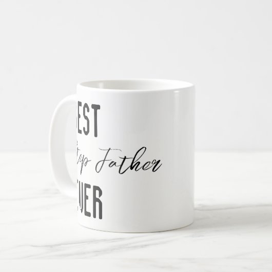 Mugs Best Step Father Ever コーヒーマグカップ (正面左)
