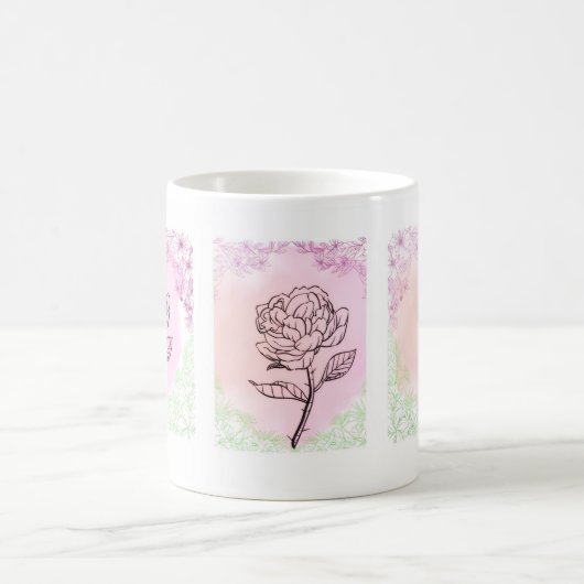 Mugs & Cups || Rose Bloom Mug コーヒーマグカップ (中央)