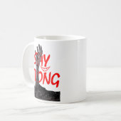 Mugs & Cups : Stay Strong Motivational Quote  コーヒーマグカップ (正面左)