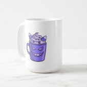 Mugs & Cups with Spooky Drink Graphic コーヒーマグカップ (正面左)