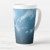 Mugs-Dramatic Sunlight Through Clouds カフェラテマグ (右アングル)
