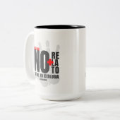 Mugs for thinking and expressing yourself ツートーンマグカップ (正面左)