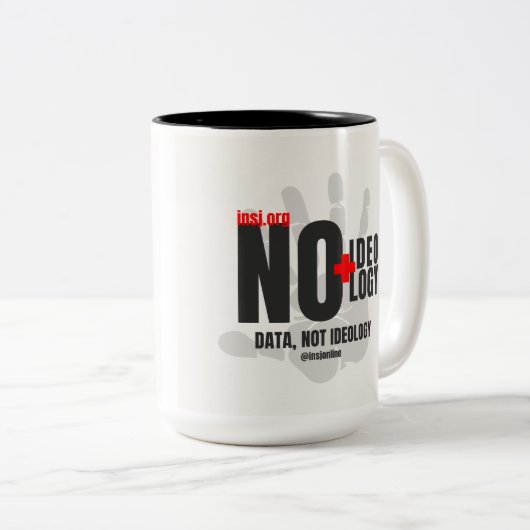 Mugs for thinking and expressing yourself ツートーンマグカップ (正面右)