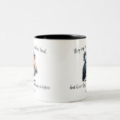 Mugs So Funny, They Should Come With a Warning Lab ツートーンマグカップ (中央)