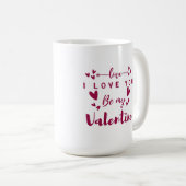 Mugs valentine day コーヒーマグカップ (正面右)