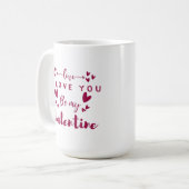 Mugs valentine day コーヒーマグカップ (正面左)