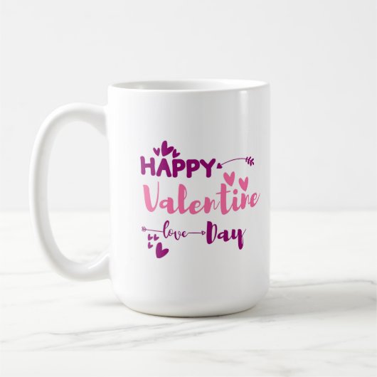 Mugs valentine day コーヒーマグカップ (左)