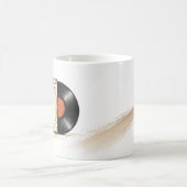 mugs vinyle, café, thé, cadeau コーヒーマグカップ (中央)